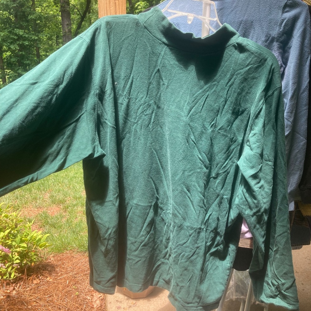 Basic Green Turtleneck
